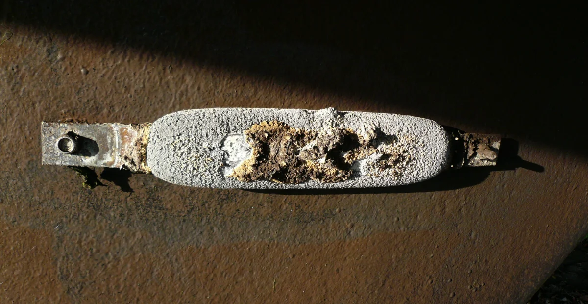 kondisi pemakaian optimal zinc anode dan aluminium anode